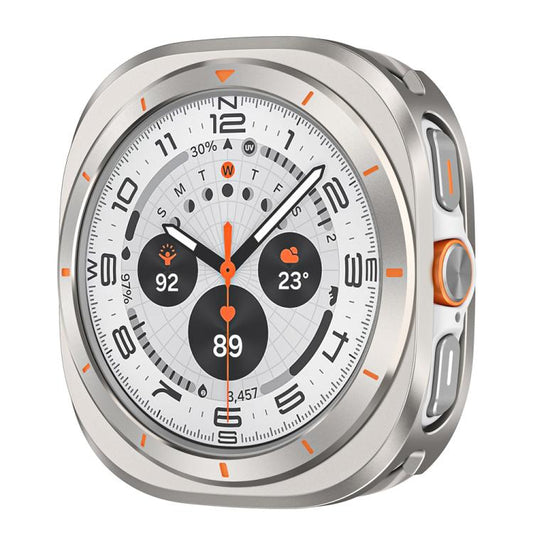 For Samsung Galaxy Watch Ultra 47mm / Ultra 2025 Aluminum Alloy Metal PC Watch Protective Cover(Titanium Orange) - Watch Cases by buy2fix | Online Shopping UK | buy2fix