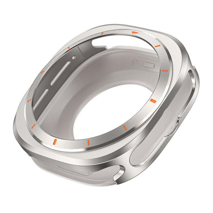 For Samsung Galaxy Watch Ultra 47mm / Ultra 2025 Aluminum Alloy Metal PC Watch Protective Cover(Titanium Orange) - Watch Cases by buy2fix | Online Shopping UK | buy2fix