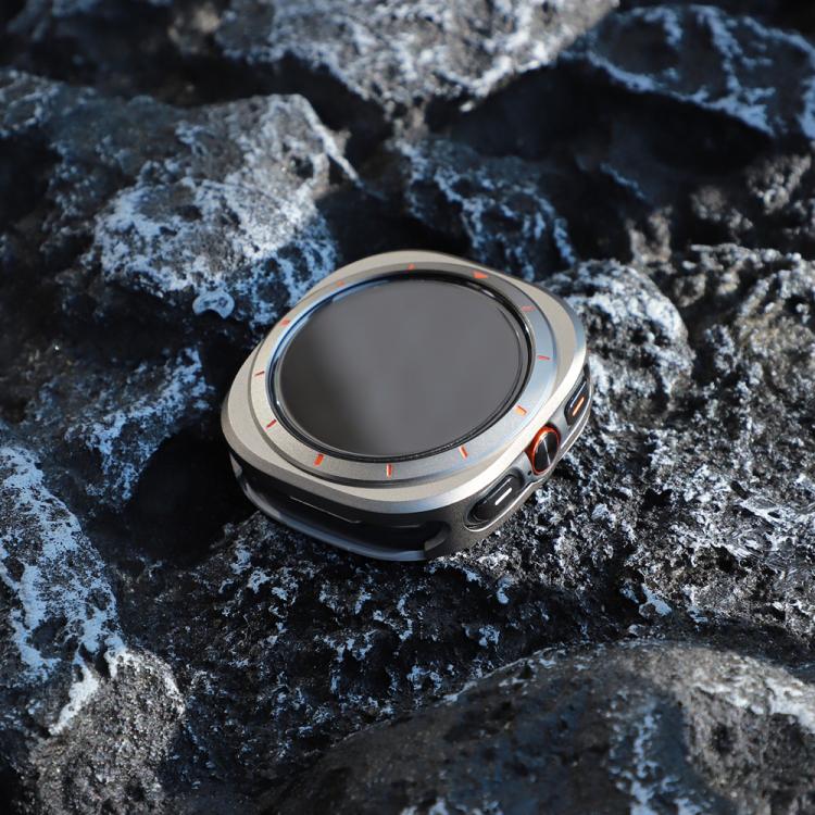 For Samsung Galaxy Watch Ultra 47mm / Ultra 2025 Aluminum Alloy Metal PC Watch Protective Cover(Titanium Orange) - Watch Cases by buy2fix | Online Shopping UK | buy2fix