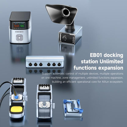 AiXun T400 320W Smart Soldering Workstation, Plug:UK Plug - Soldering Iron Set by buy2fix | Online Shopping UK | buy2fix