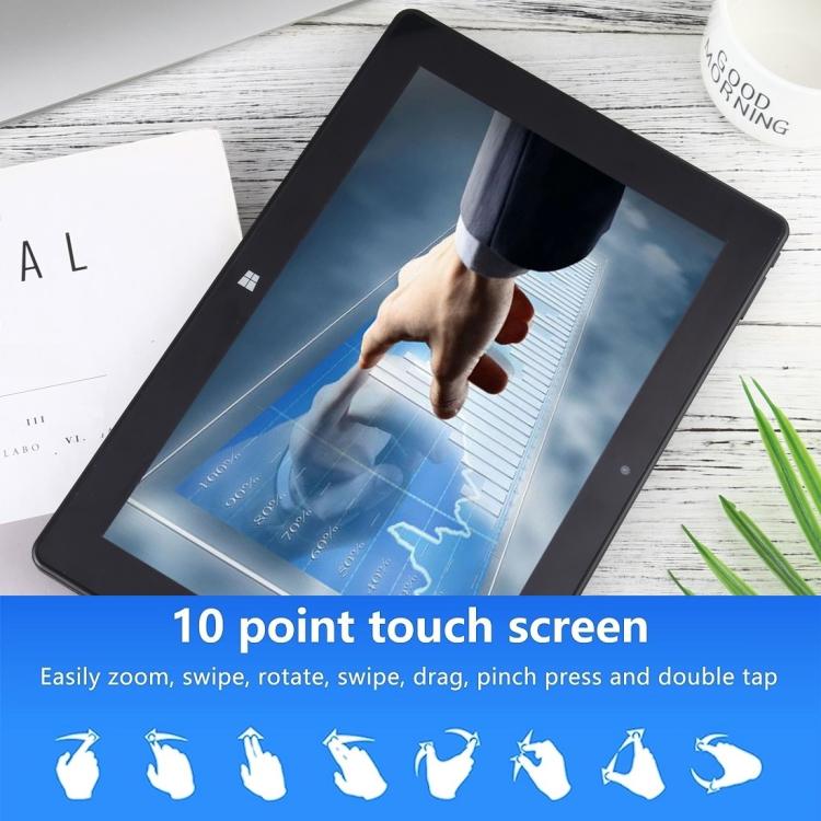HONGSAMDE 10.1 inch 2 in 1 Tablet PC, 6GB+64GB, Windows 11, Intel Celeron J4105 Quad Core No Keyboard(EU Plug) - Other by Hongsamde | Online Shopping UK | buy2fix