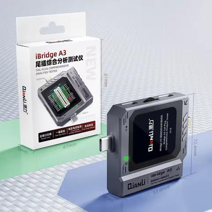 Qianli iBridge A3 Tail Plug Comprehensive Analysis Tester for Lightning & Type-C Interface Devices - Test Tools by QIANLI | Online Shopping UK | buy2fix