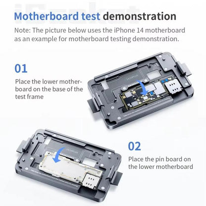 Qianli iSocket 16 Series 4 in 1 Motherboard Layered Test Fixture for iPhone 16 Series - Repair Fixture by QIANLI | Online Shopping UK | buy2fix
