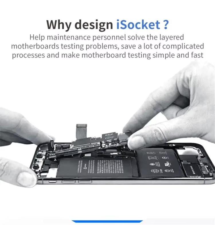 Qianli iSocket 16 Series 4 in 1 Motherboard Layered Test Fixture for iPhone 16 Series - Repair Fixture by QIANLI | Online Shopping UK | buy2fix
