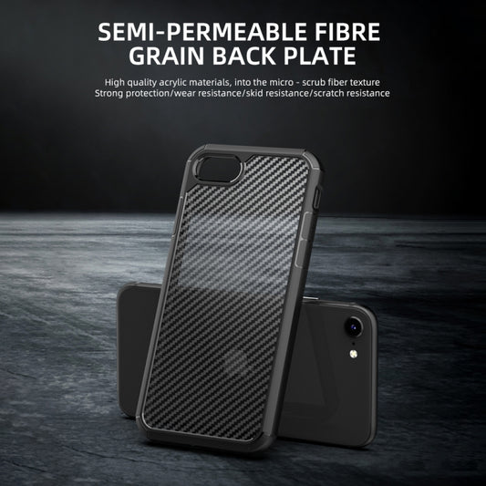 For iPhone 8 Plus / 7 Plus iPAKY Pioneer Series Carbon Fiber Texture Shockproof TPU + PC Case(Black) - More iPhone Cases by iPAKY | Online Shopping UK | buy2fix