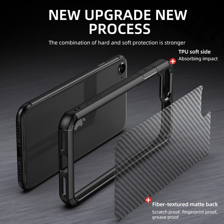 For iPhone 8 Plus / 7 Plus iPAKY Pioneer Series Carbon Fiber Texture Shockproof TPU + PC Case(Black) - More iPhone Cases by iPAKY | Online Shopping UK | buy2fix