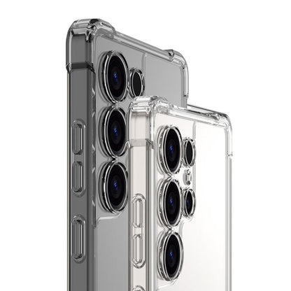 For Samsung Galaxy S25 Ultra 5G GKK Airbag Full Coverage Phone Case with Rotating Holder, Not Included Pen(Transparent) - Galaxy S25 Ultra 5G Cases by GKK | Online Shopping UK | buy2fix