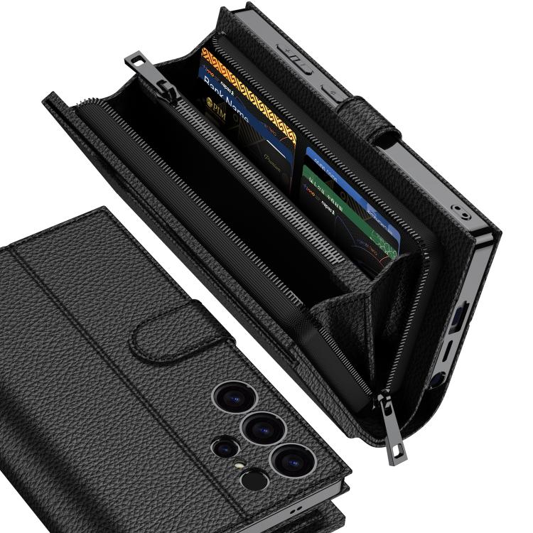 For Samsung Galaxy S25 Ultra 5G GKK Plating Wallet Leather Phone Case(Titanium Gray) - Galaxy S25 Ultra 5G Cases by GKK | Online Shopping UK | buy2fix