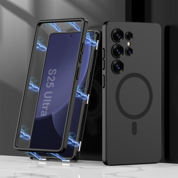 For Samsung Galaxy S25 Ultra 5G GKK MagSafe Full Coverage Phone Case(Black) - Galaxy S25 Ultra 5G Cases by GKK | Online Shopping UK | buy2fix