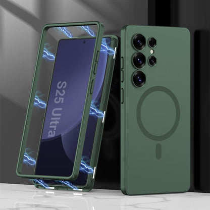 For Samsung Galaxy S25 Ultra 5G GKK MagSafe Full Coverage Phone Case(Green) - Galaxy S25 Ultra 5G Cases by GKK | Online Shopping UK | buy2fix