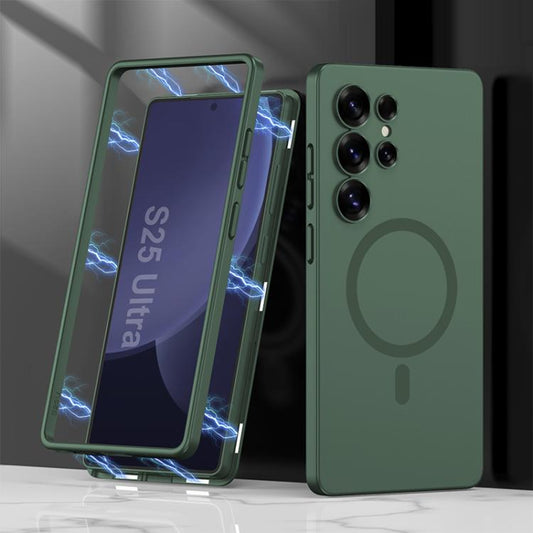 For Samsung Galaxy S25 Ultra 5G GKK MagSafe Full Coverage Phone Case(Green) - Galaxy S25 Ultra 5G Cases by GKK | Online Shopping UK | buy2fix