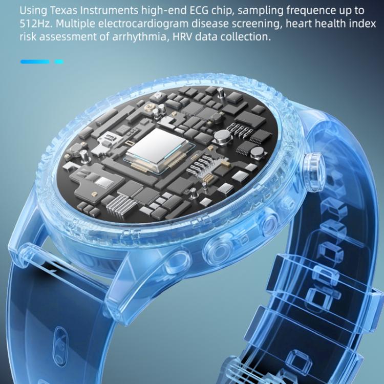 H9 1.43 inch Silicone Strap ECG Smart Watch Supports Bluetooth Calls/Smart Voice Assistant(Red) - Smart Watches by buy2fix | Online Shopping UK | buy2fix