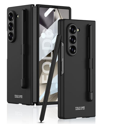 For Samsung Galaxy Z Fold6 GKK Integrated Ultra-thin PC Phone Case with Pen Slots, No Include Pen(Black) - Galaxy Z Fold6 5G Cases by GKK | Online Shopping UK | buy2fix