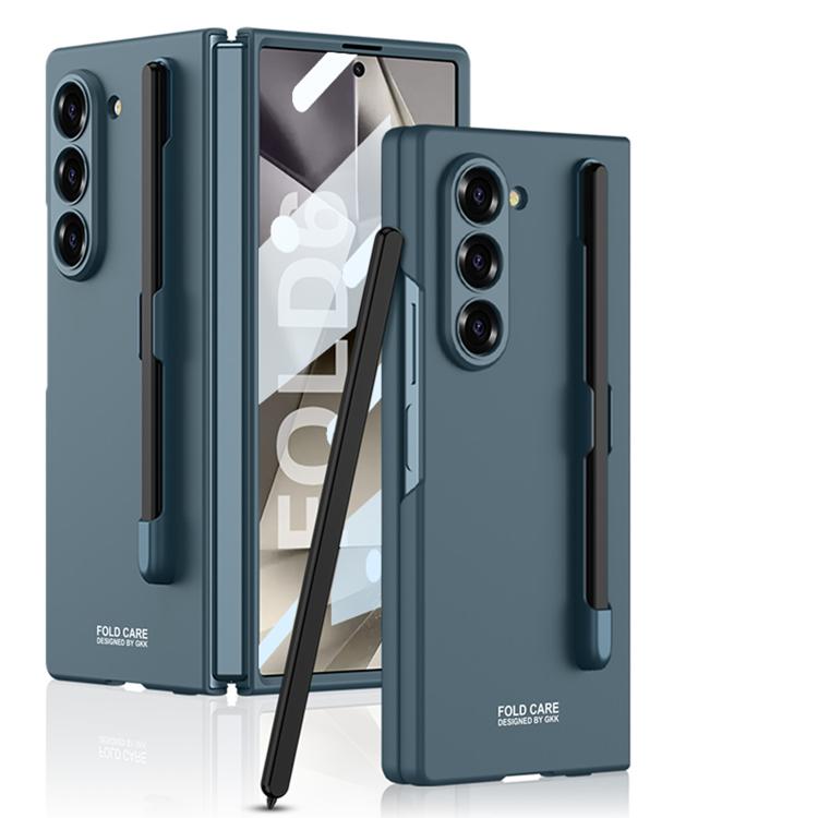 For Samsung Galaxy Z Fold6 GKK Integrated Ultra-thin PC Phone Case with Pen Slots, No Include Pen(Green) - Galaxy Z Fold6 5G Cases by GKK | Online Shopping UK | buy2fix