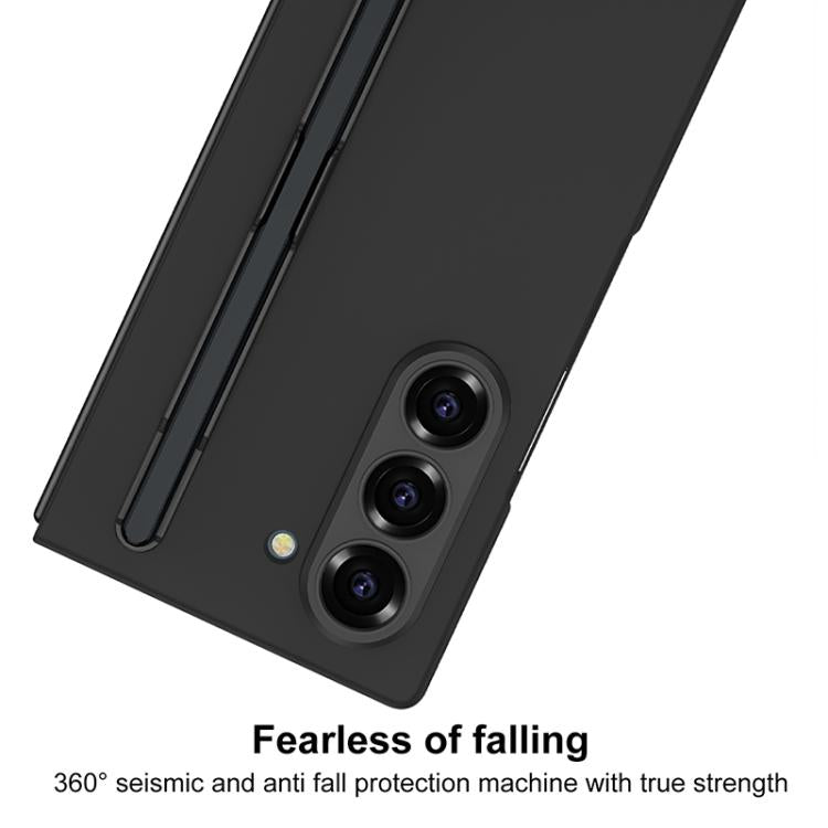 For Samsung Galaxy Z Fold6 GKK Integrated Ultra-thin PC Phone Case with Pen Slots, No Include Pen(Titanium Grey) - Galaxy Z Fold6 5G Cases by GKK | Online Shopping UK | buy2fix