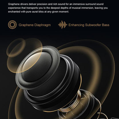 GT97 1.53 inch Round Screen 2 in 1 Bluetooth Earphone Silicone Strap Smart Watch Supports Bluetooth Calls(Black) - Smart Watches by buy2fix | Online Shopping UK | buy2fix