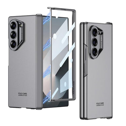 For Samsung Galaxy Z Fold6 GKK Integrated Magnetic Folding Hinge All-inclusive Explorer Phone Case(Mountain Gray) - Galaxy Z Fold6 5G Cases by GKK | Online Shopping UK | buy2fix
