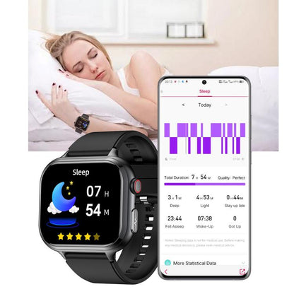 TK17 1.91 inch Horizontal Screen Silicone Strap Smart Watch Supports ECG Electrocardiogram(Pink) - Smart Watches by buy2fix | Online Shopping UK | buy2fix