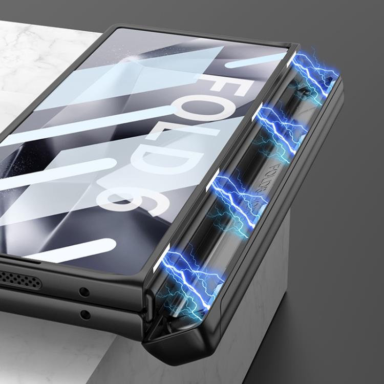 For Samsung Galaxy Z Fold6 GKK Integrated Folding Sliding Camshield Armor Phone Case with Pen Box(Mountain Gray) - Galaxy Z Fold6 5G Cases by GKK | Online Shopping UK | buy2fix