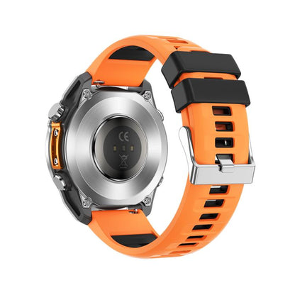 HD300 1.43 inch AMOLED Screen Silicone Strap Sports Smart Watch Supports Blood Oxygen Detection(Orange) - Smart Watches by buy2fix | Online Shopping UK | buy2fix