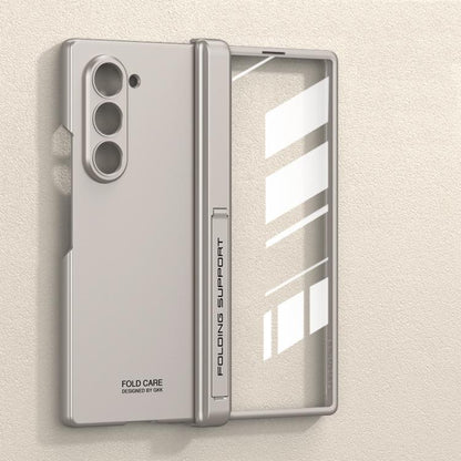 For Samsung Galaxy Z Fold6 GKK Integrated Magnetic Folding Hinge All-inclusive Phone Case(Titanium Gray) - Galaxy Z Fold6 5G Cases by GKK | Online Shopping UK | buy2fix