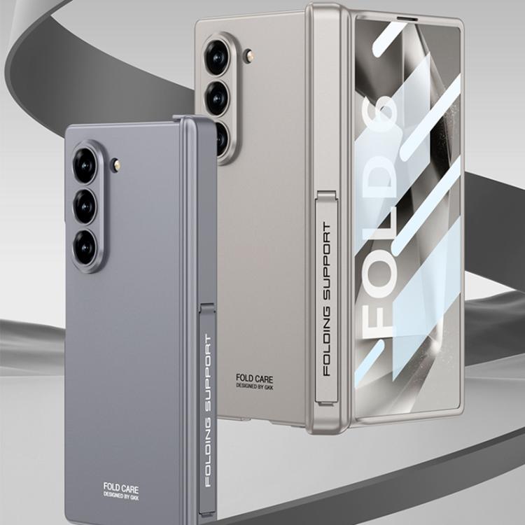 For Samsung Galaxy Z Fold6 GKK Integrated Magnetic Folding Hinge All-inclusive Phone Case(Mountain Gray) - Galaxy Z Fold6 5G Cases by GKK | Online Shopping UK | buy2fix