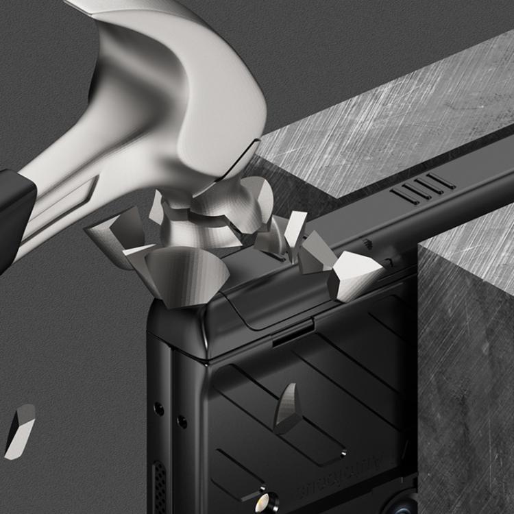 For Samsung Galaxy Z Fold6 GKK Integrated Magnetic Armor Flip Phone Case With Pen Box(Black) - Galaxy Z Fold6 5G Cases by GKK | Online Shopping UK | buy2fix