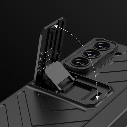 For Samsung Galaxy Z Fold6 GKK Integrated Magnetic Armor Flip Phone Case With Pen Box(Black) - Galaxy Z Fold6 5G Cases by GKK | Online Shopping UK | buy2fix