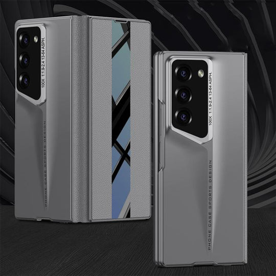 For Samsung Galaxy Z Fold6 GKK Integrated Blade Flip PU Phone Case(Grey)
