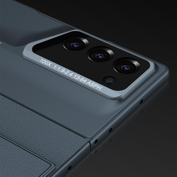 For Samsung Galaxy Z Fold6 GKK Integrated Blade Flip PU Phone Case(Black) - Galaxy Z Fold6 5G Cases by GKK | Online Shopping UK | buy2fix