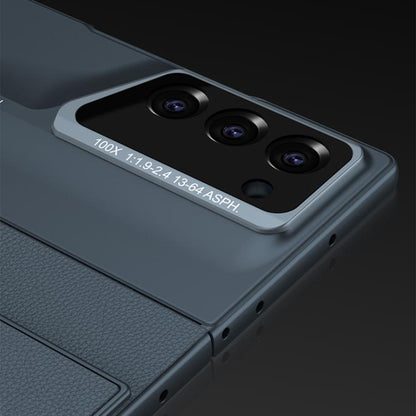 For Samsung Galaxy Z Fold6 GKK Integrated Blade Flip PU Phone Case(Black) - Galaxy Z Fold6 5G Cases by GKK | Online Shopping UK | buy2fix