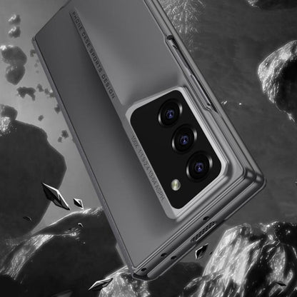 For Samsung Galaxy Z Fold6 GKK Integrated Blade Flip PU Phone Case(Titanium Grey) - Galaxy Z Fold6 5G Cases by GKK | Online Shopping UK | buy2fix