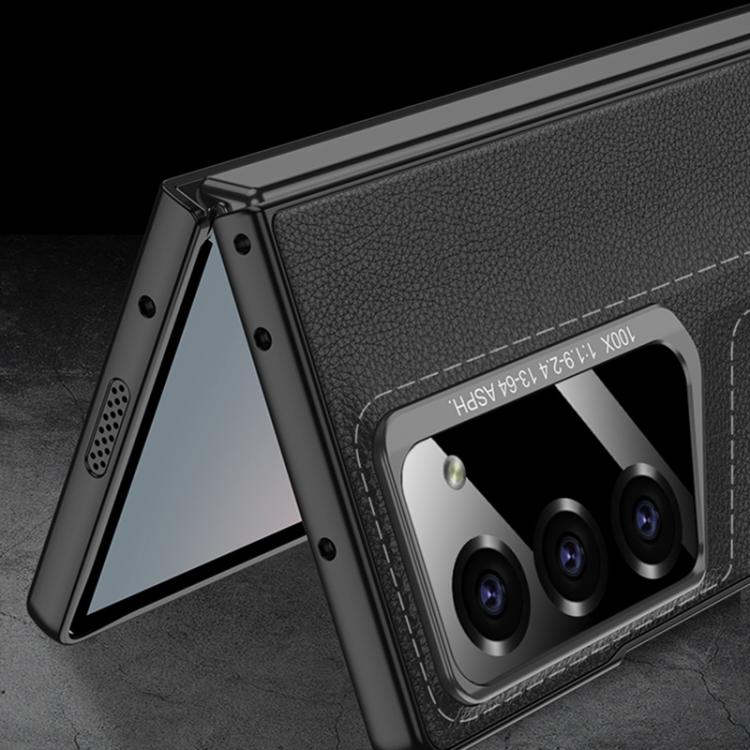 For Samsung Galaxy Z Fold6 GKK Integrated Blade Leather Full Coverage Phone Case(Titanium Grey) - Galaxy Z Fold6 5G Cases by GKK | Online Shopping UK | buy2fix