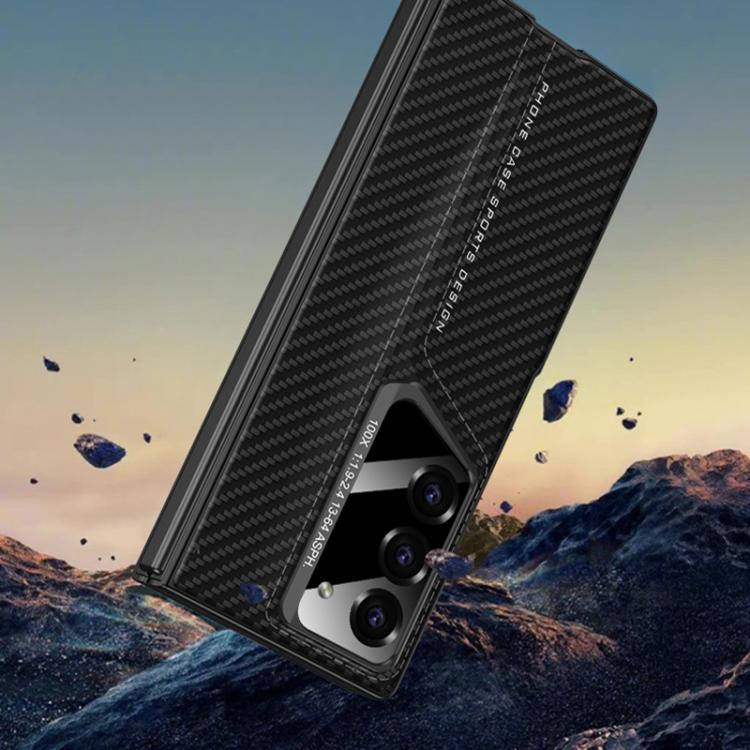 For Samsung Galaxy Z Fold6 GKK Integrated Blade Leather Full Coverage Phone Case(Titanium Grey) - Galaxy Z Fold6 5G Cases by GKK | Online Shopping UK | buy2fix