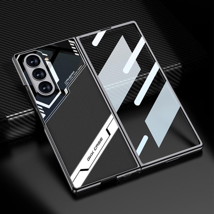 For Samsung Galaxy Z Fold6 GKK Integrated Esports Leather Shockproof Phone Case(Titanium Grey) - Galaxy Z Fold6 5G Cases by GKK | Online Shopping UK | buy2fix