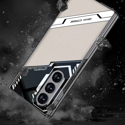 For Samsung Galaxy Z Fold6 GKK Integrated Esports Leather Shockproof Phone Case(Carbon Fiber) - Galaxy Z Fold6 5G Cases by GKK | Online Shopping UK | buy2fix