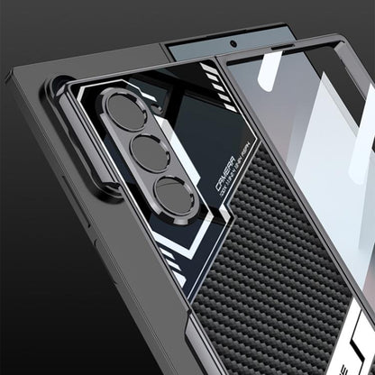 For Samsung Galaxy Z Fold6 GKK Integrated Esports Leather Shockproof Phone Case(Black) - Galaxy Z Fold6 5G Cases by GKK | Online Shopping UK | buy2fix