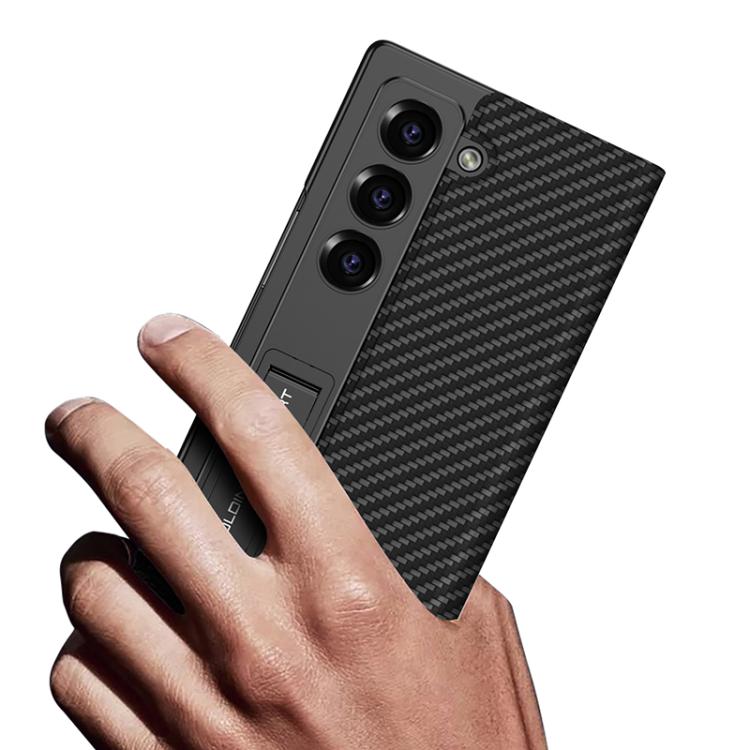 For Samsung Galaxy Z Fold6 GKK Integrated Flip Wallet Leather Phone Case with Pen Slots, Not Included Pen(Black) - Galaxy Z Fold6 5G Cases by GKK | Online Shopping UK | buy2fix