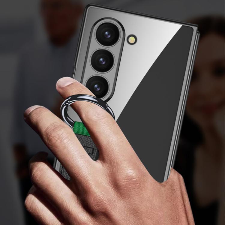 For Samsung Galaxy Z Flip6 / Flip7 FE GKK Integrated Phantom Plating Side Wrist Strap Ring Phone Case(Green) - Galaxy Z Flip6 5G Cases by GKK | Online Shopping UK | buy2fix