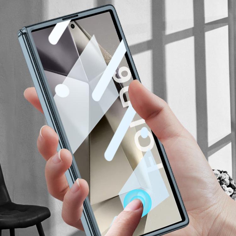 For Samsung Galaxy Z Flip6 / Flip7 FE GKK Integrated Phantom Plating Side Wrist Strap Ring Phone Case(Black) - Galaxy Z Flip6 5G Cases by GKK | Online Shopping UK | buy2fix