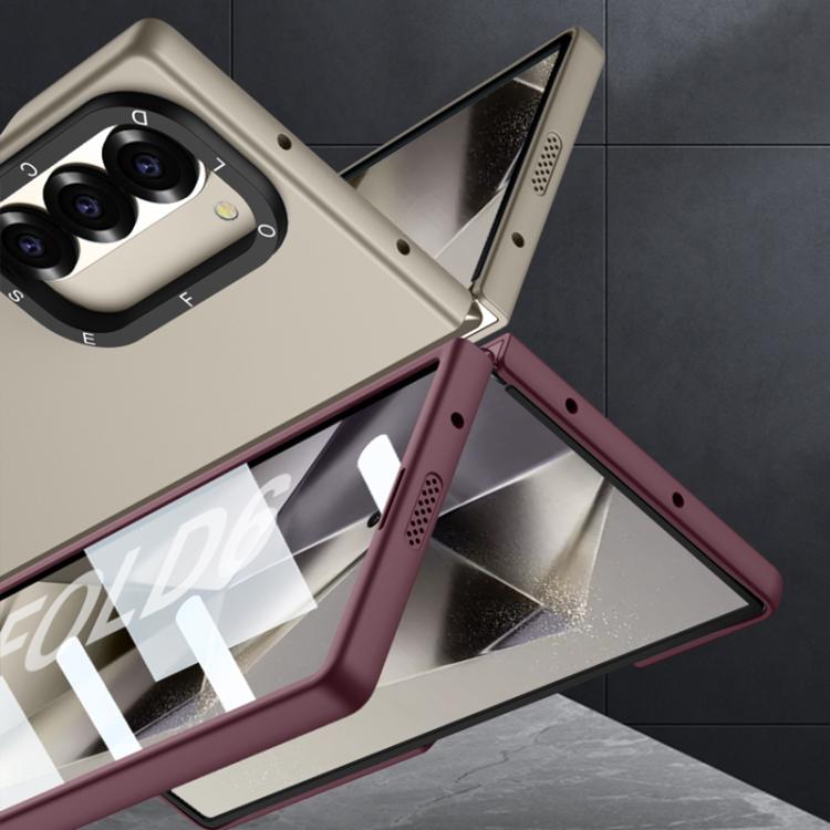 For Samsung Galaxy Z Fold6 GKK Integrated Simple Trendy Shockproof Phone Case(Mountain Gray) - Galaxy Z Fold6 5G Cases by GKK | Online Shopping UK | buy2fix