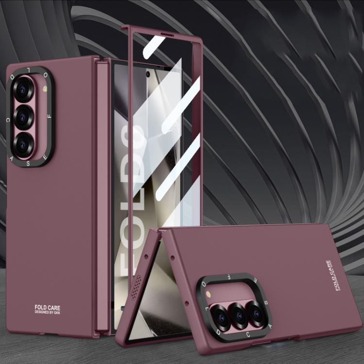 For Samsung Galaxy Z Fold6 GKK Integrated Simple Trendy Shockproof Phone Case(Red) - Galaxy Z Fold6 5G Cases by GKK | Online Shopping UK | buy2fix