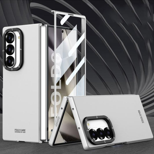 For Samsung Galaxy Z Fold6 GKK Integrated Simple Trendy Shockproof Phone Case(Silver) - Galaxy Z Fold6 5G Cases by GKK | Online Shopping UK | buy2fix