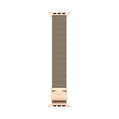 For Apple Watch 46mm / 49mm / 45mm / 44mm DUX DUCIS Milanese Air Series Stainless Steel Magnetic Watch Strap(Rose Gold) - Watch Bands by DUX DUCIS | Online Shopping UK | buy2fix