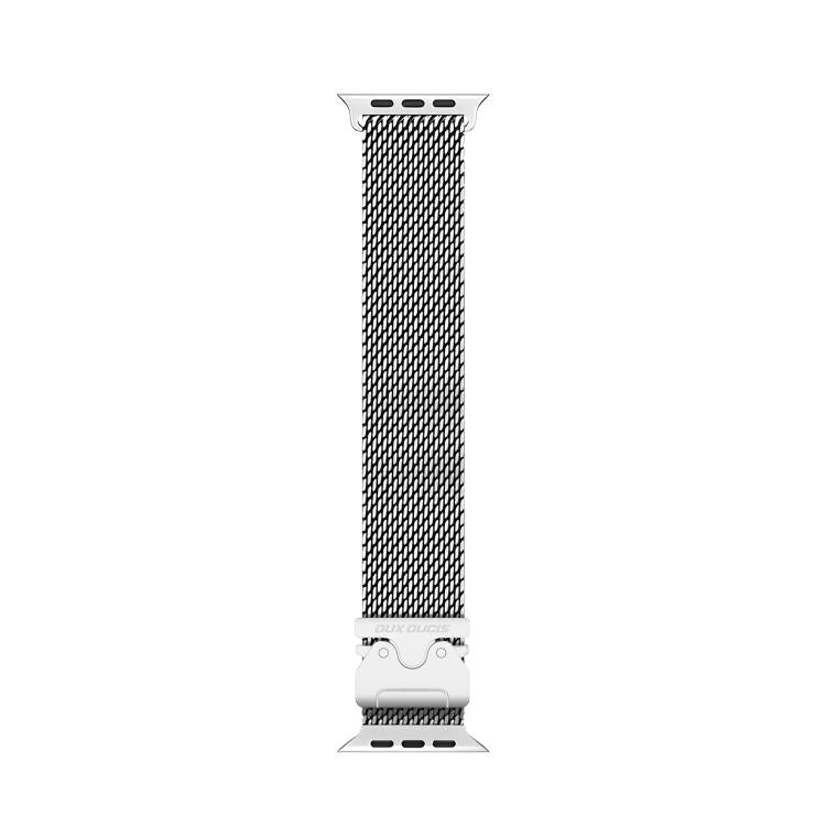 For Apple Watch 46mm / 49mm / 45mm / 44mm DUX DUCIS Milanese Air Series Stainless Steel Magnetic Watch Strap(Silver) - Watch Bands by DUX DUCIS | Online Shopping UK | buy2fix