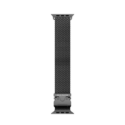 For Apple Watch 42mm / 41mm / 40mm / 38mm DUX DUCIS Milanese Air Series Stainless Steel Magnetic Watch Strap(Black) - Watch Bands by DUX DUCIS | Online Shopping UK | buy2fix