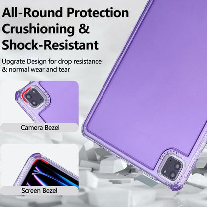 For iPad Air 13 2024 / Pro 12.9 2022 Dream 3 in 1 TPU Hybrid PC Tablet Case(Purple) - iPad Air 13 2025 / 2024 Cases by buy2fix | Online Shopping UK | buy2fix