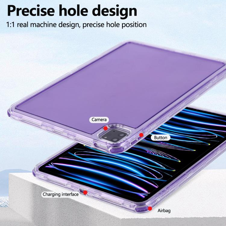 For iPad Air 13 2024 / Pro 12.9 2022 Dream 3 in 1 TPU Hybrid PC Tablet Case(Purple) - iPad Air 13 2025 / 2024 Cases by buy2fix | Online Shopping UK | buy2fix