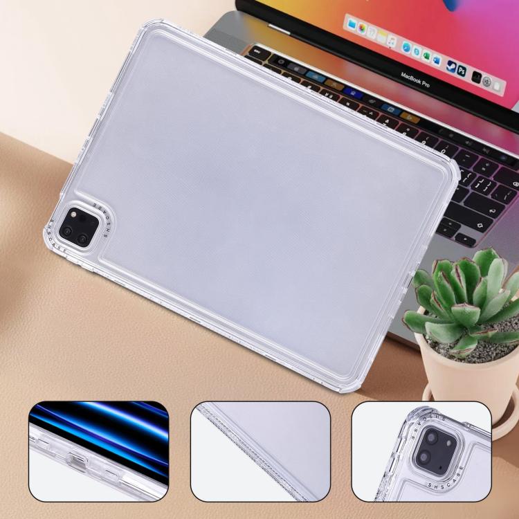 For iPad Air 13 2024 / Pro 12.9 2022 Dream 3 in 1 TPU Hybrid PC Tablet Case(White) - iPad Air 13 2025 / 2024 Cases by buy2fix | Online Shopping UK | buy2fix