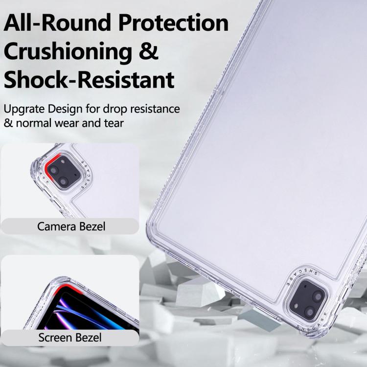 For iPad Air 13 2024 / Pro 12.9 2022 Dream 3 in 1 TPU Hybrid PC Tablet Case(White) - iPad Air 13 2025 / 2024 Cases by buy2fix | Online Shopping UK | buy2fix